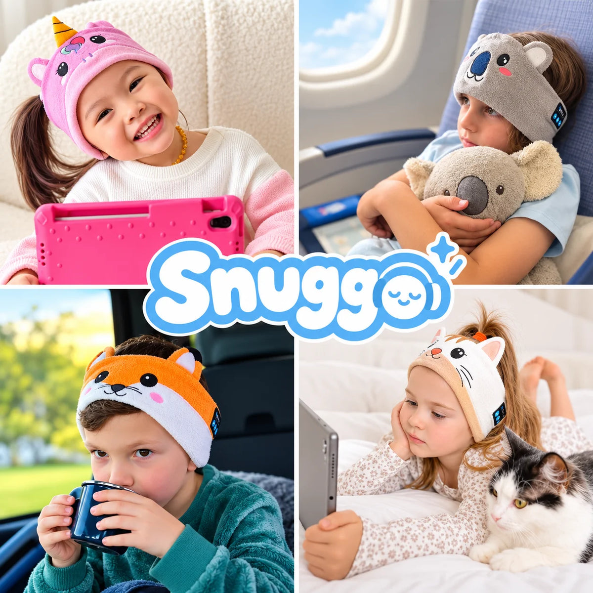 Snuggo™ Bezprzewodowa Opaska Audio