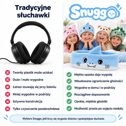 Snuggo™ Bezprzewodowa Opaska Audio